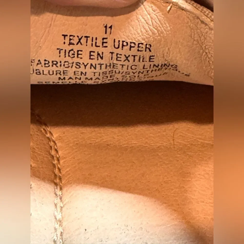 Express‎ Light Tan Linen Feel Oxfords Size 11